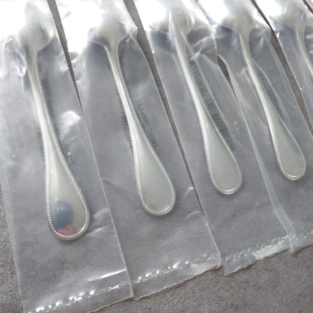 クリストフル パール コーヒースプーン 未開封 6点 紙箱入り