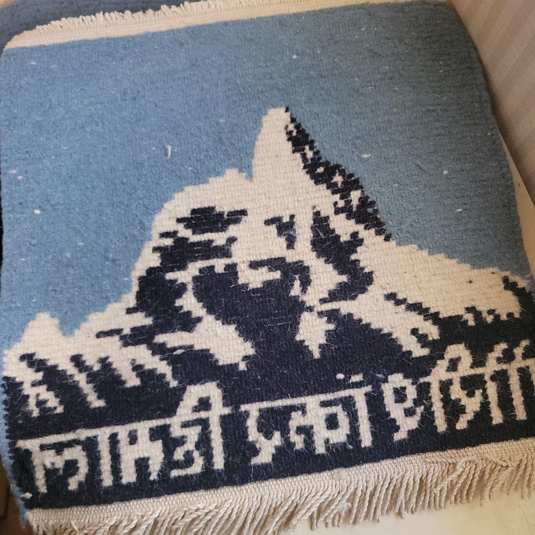 売約済みです！　2枚　ウール 100%ラグ　ネパール産　アンティークマット