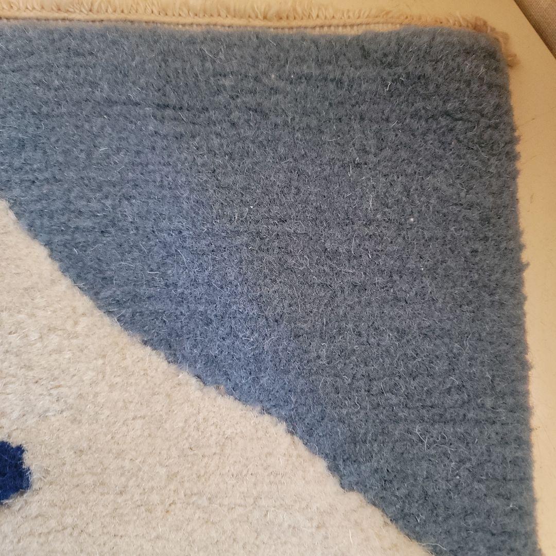 売約済みです！　2枚　ウール 100%ラグ　ネパール産　アンティークマット