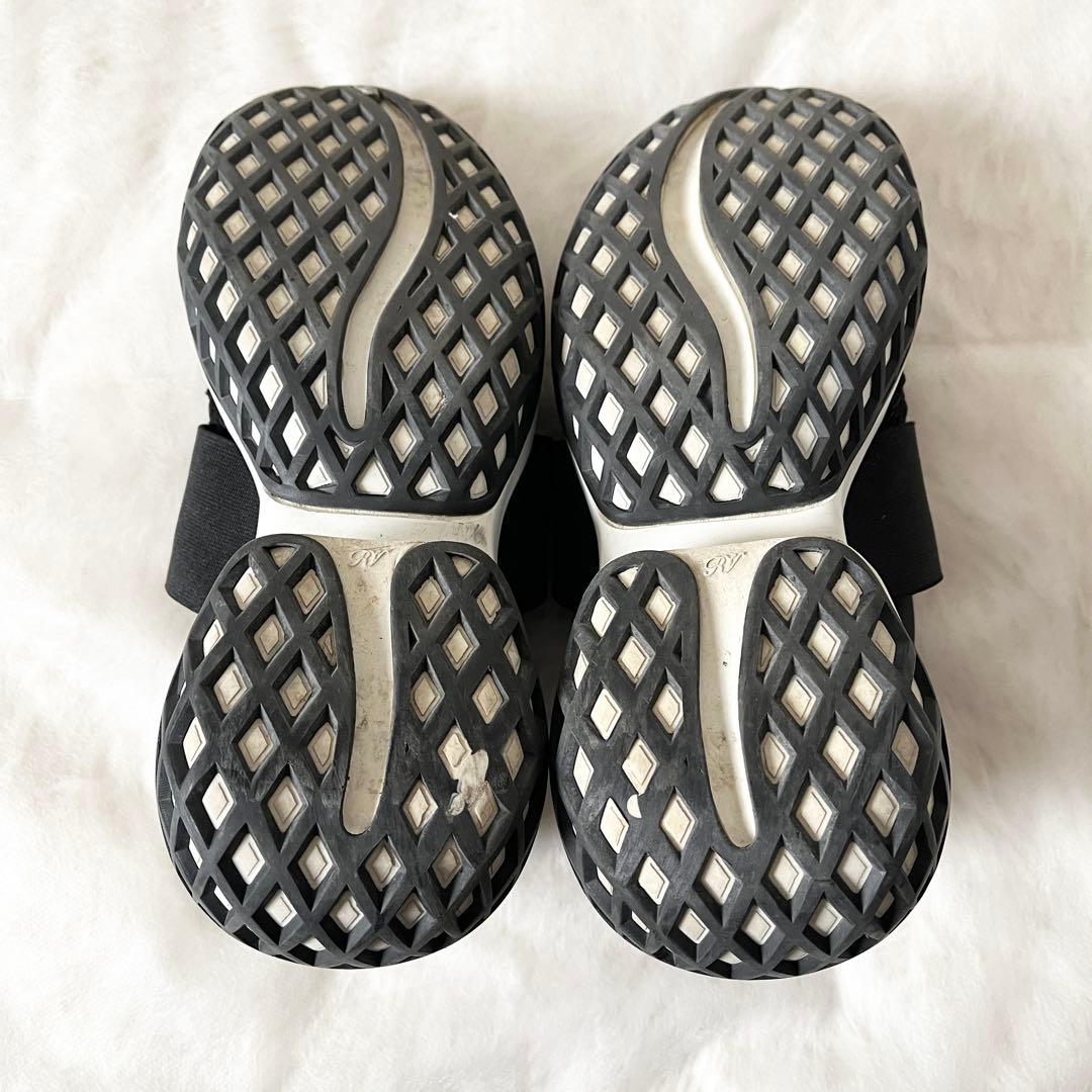 ⭐️美品⭐️　ロジェヴィヴィエ　ヴィヴ ラン　ビジュー　ファブリックスニーカー