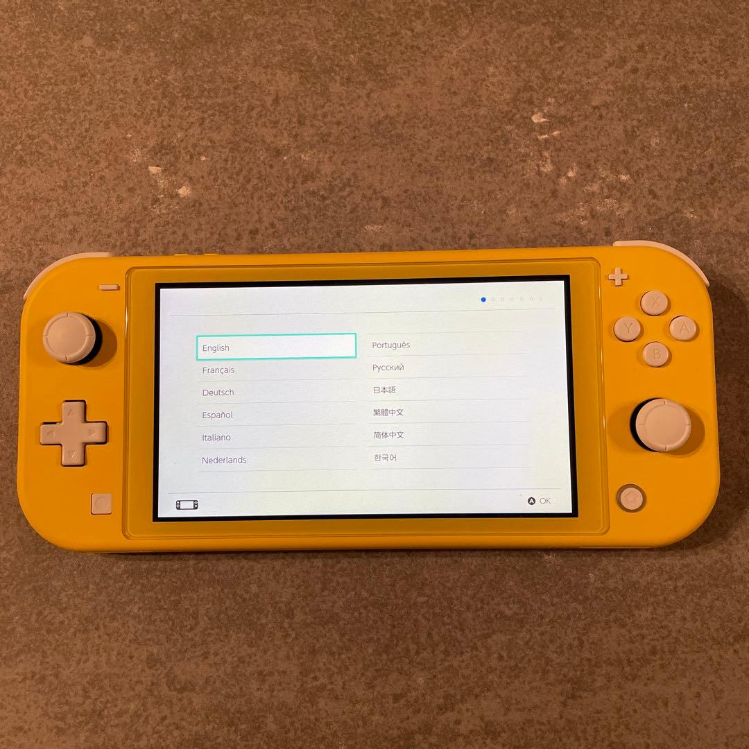 Nintendo Switch Lite イエロー 本体、カバーケースセット