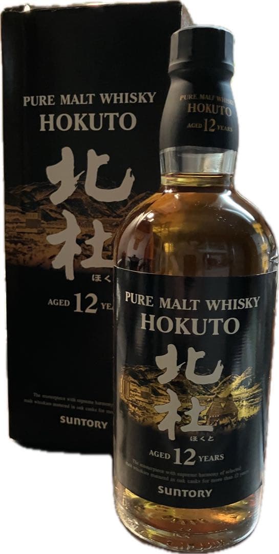 未開封サントリーピュアモルトウイスキー北杜12年