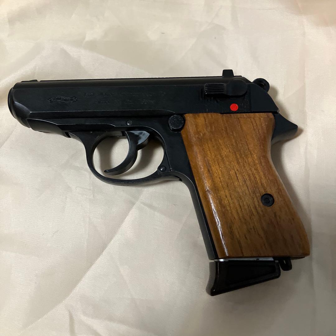 マルシン製ワルサーPPKスペシャルエディションモデルガン(木製グリップ付)