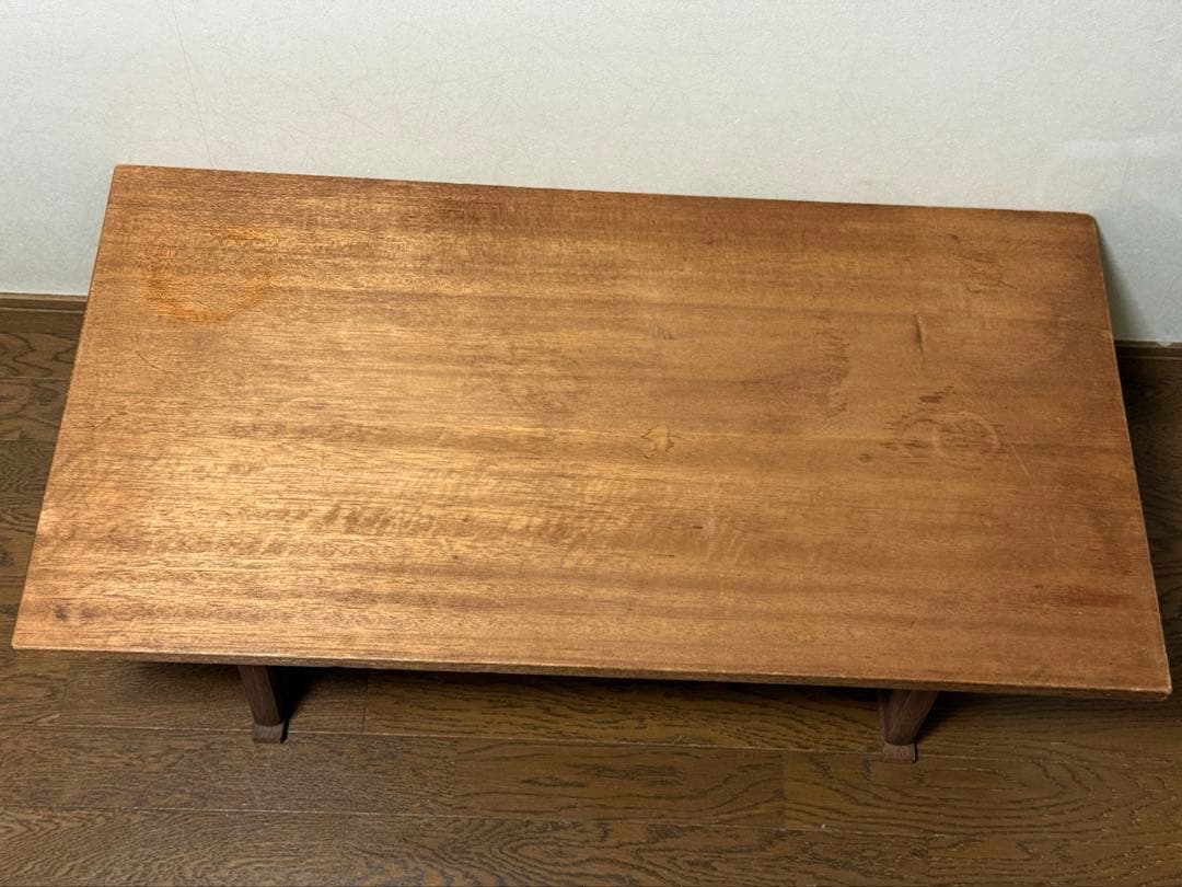 昭和レトロ　アンティーク　古い木の文机　ローテーブル②