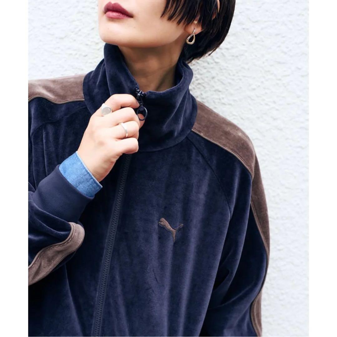 PUMA / プーマ 別注 \"T7\" ベロア トラックジャケット