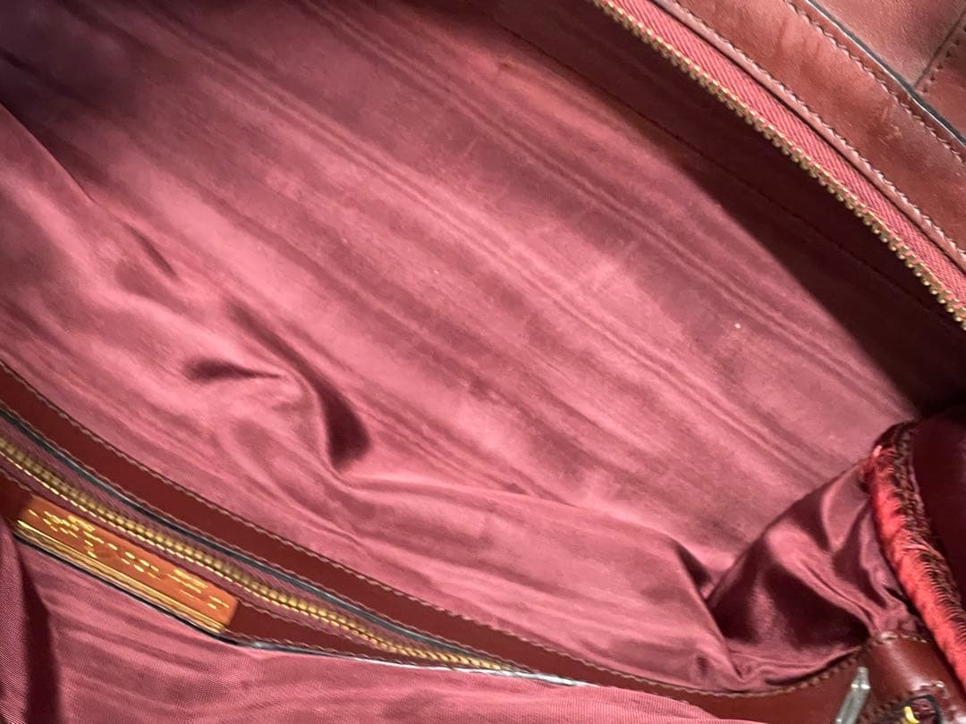 ヴィンテージ　Cartier マストライン ボストンバッグ カルティエ