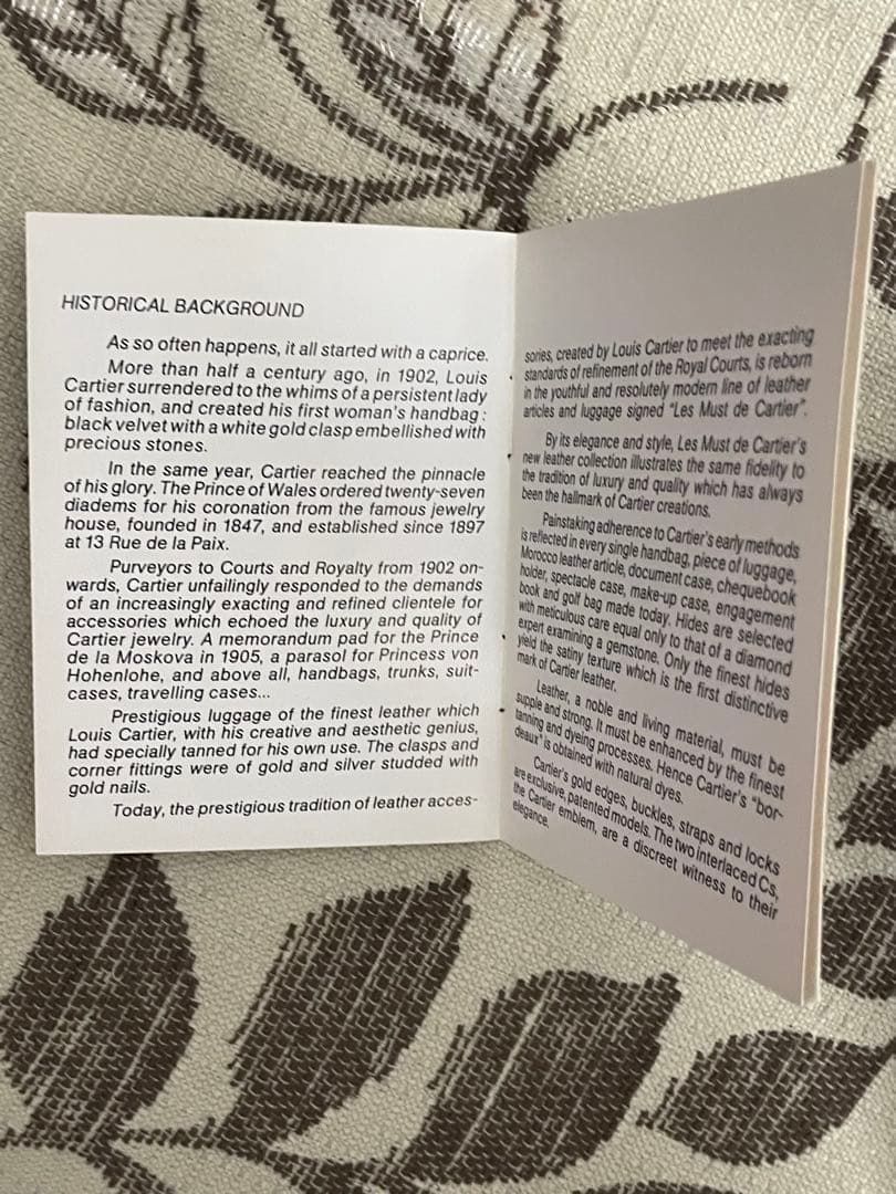 ヴィンテージ　Cartier マストライン ボストンバッグ カルティエ