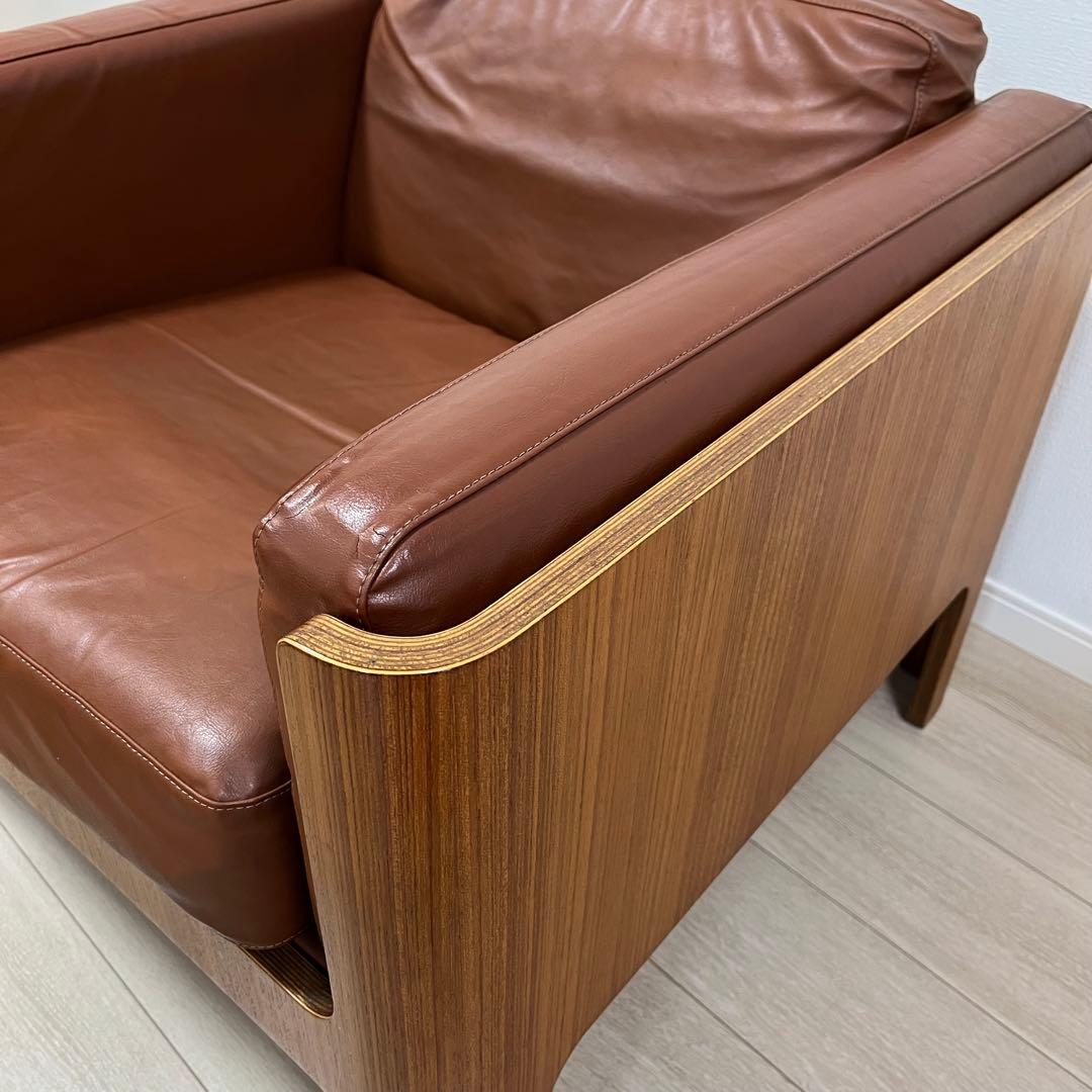 (せ34)天童木工 剣持勇デザイン Hacoチェア 1人掛けソファ イージー