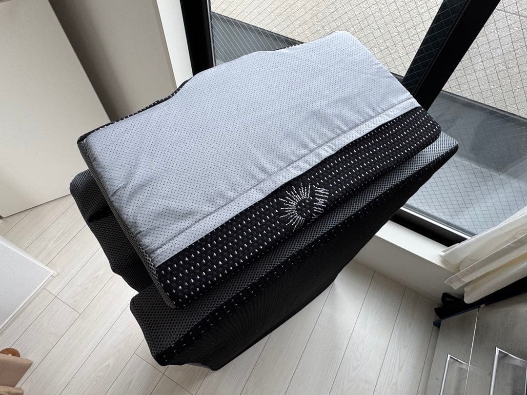 GOKUMIN マットレス 2層構造厚さ10cm ＋低反発枕 4段階高さ調整機能