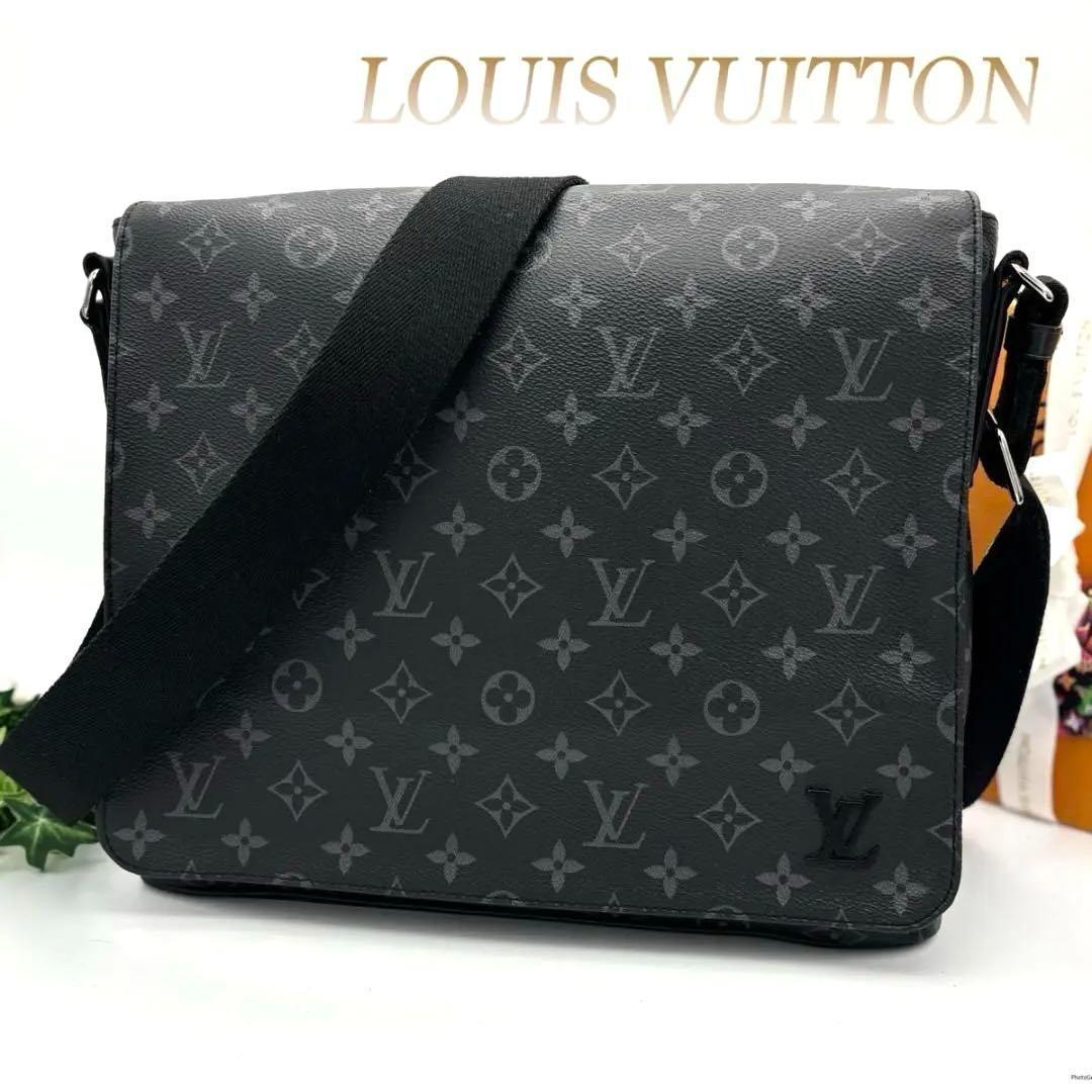 ルイヴィトン ディストリクトMM NM モノグラムエクリプス 黒 メッセンジャー