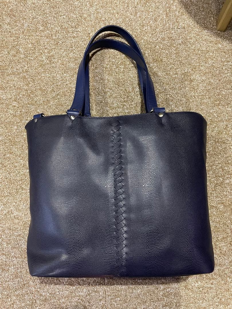 【美品】豊岡鞄　YOUTA LIZARD2WAYトート