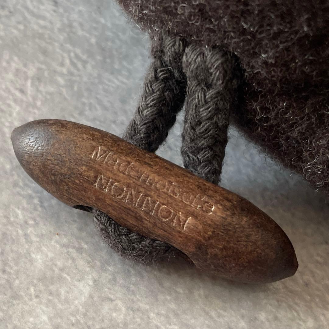 美品 マドモアゼルノンノン フード ダッフルコート ブラウン M