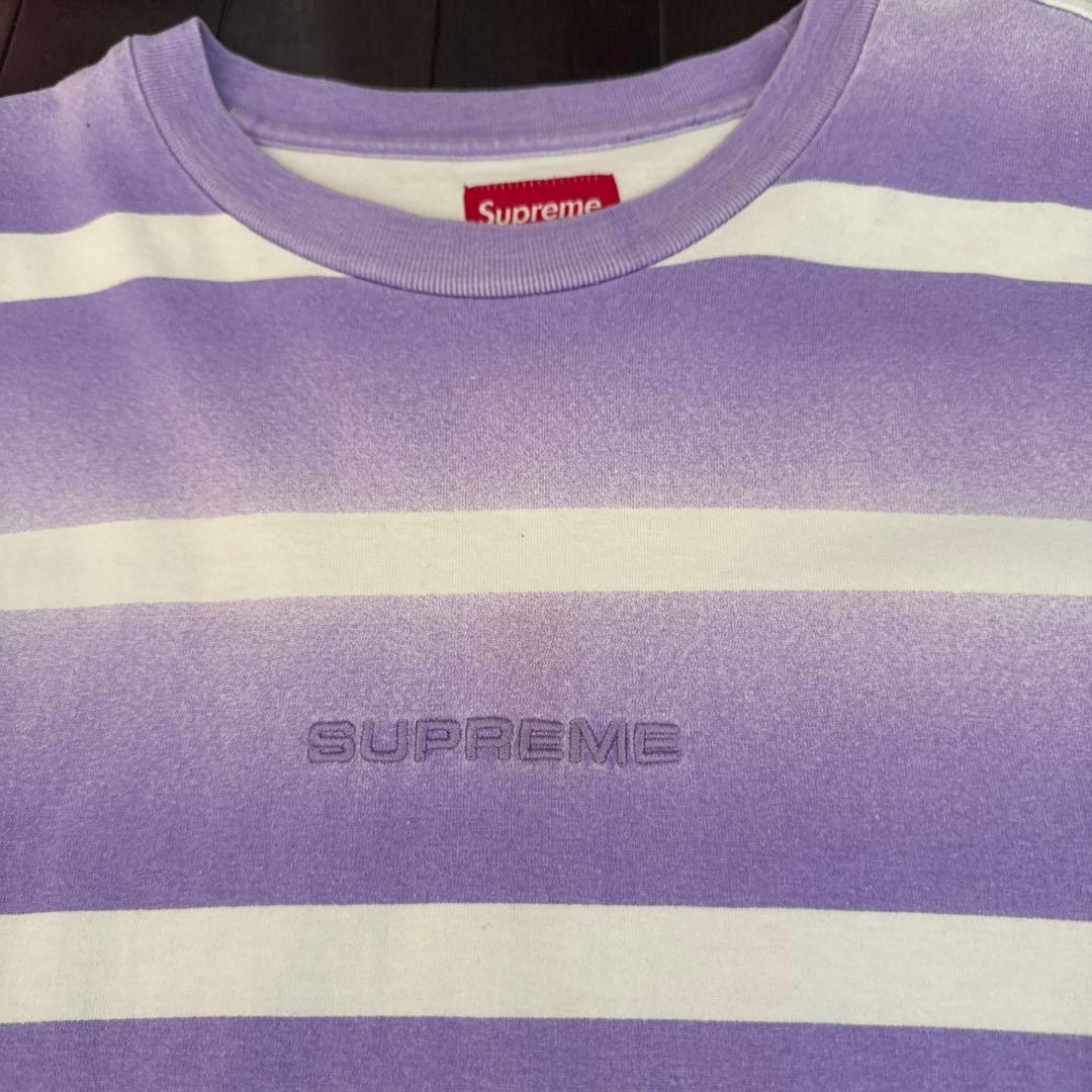 Supreme Fade Stripe L/S Top キムタク　L