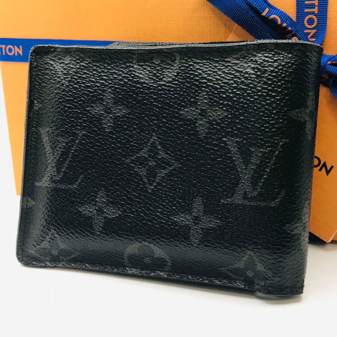 ルイヴィトン✨モノグラムエクリプス ポルトフォイユ マルコNM 二つ折り財布