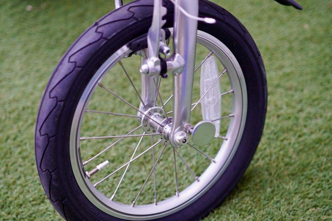 【引取り】ダホン　DOVE PLUS シルバー　美品　ミニベロ