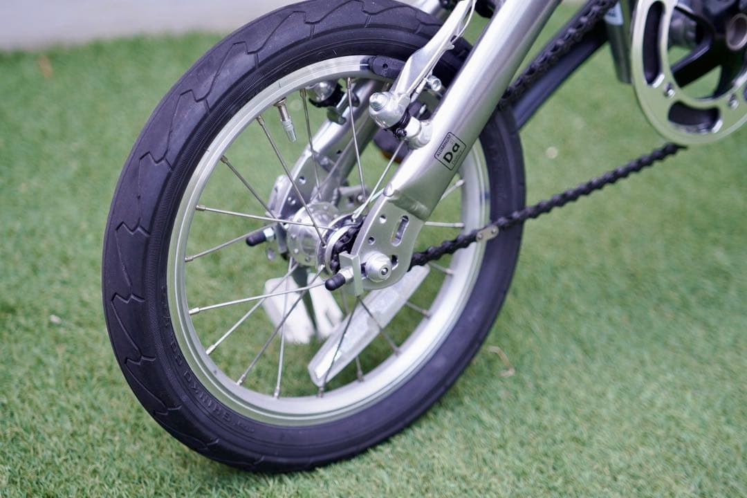 【引取り】ダホン　DOVE PLUS シルバー　美品　ミニベロ