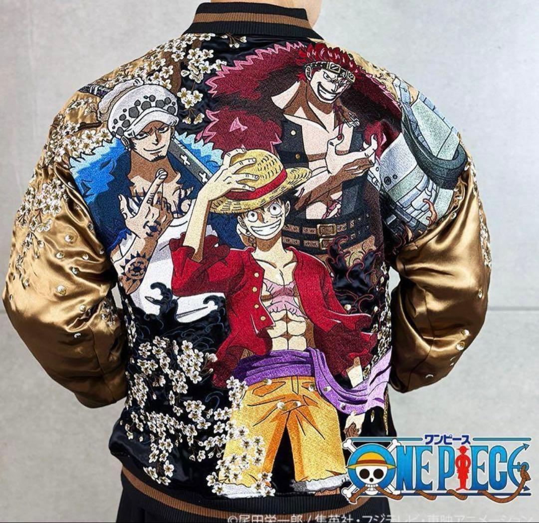 絡繰魂 ワンピース ONEPIECE コラボ スカジャン 最悪の世代 三船長