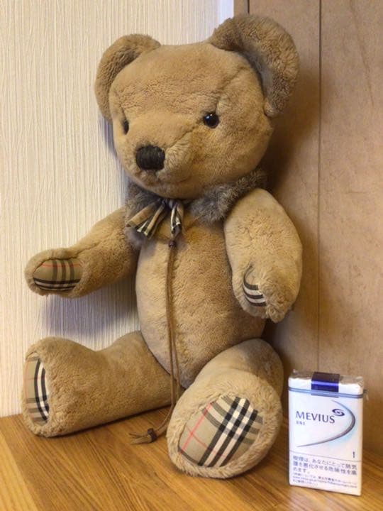 ◆入手困難◆80ヴィンテージ 特大55cm 英国 バーバリー テディベア 正規品