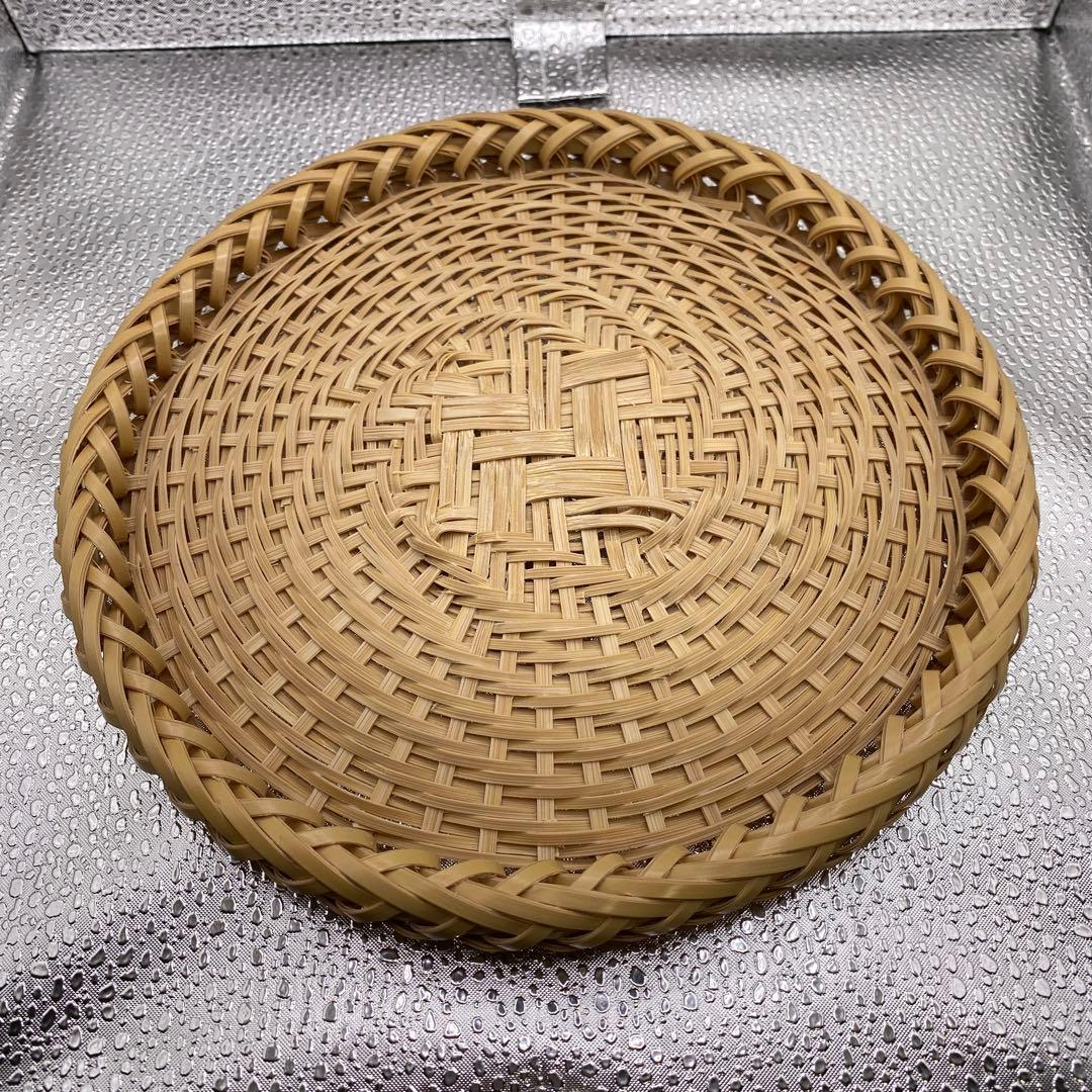 【ハンドメイド】８枚組　国産竹使用・職人手作り 竹ざる