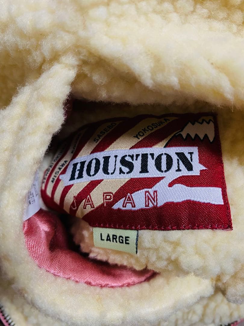 美品２面用 HOUSTON USA 芝ワンちゃん 日本 スカジャン unisex