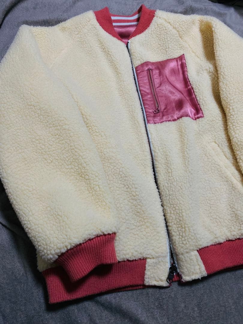美品２面用 HOUSTON USA 芝ワンちゃん 日本 スカジャン unisex