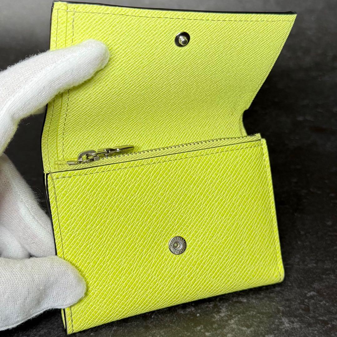 超美品 日本限定 ルイヴィトン タイガラマ レモン ヴィクターウォレット 財布