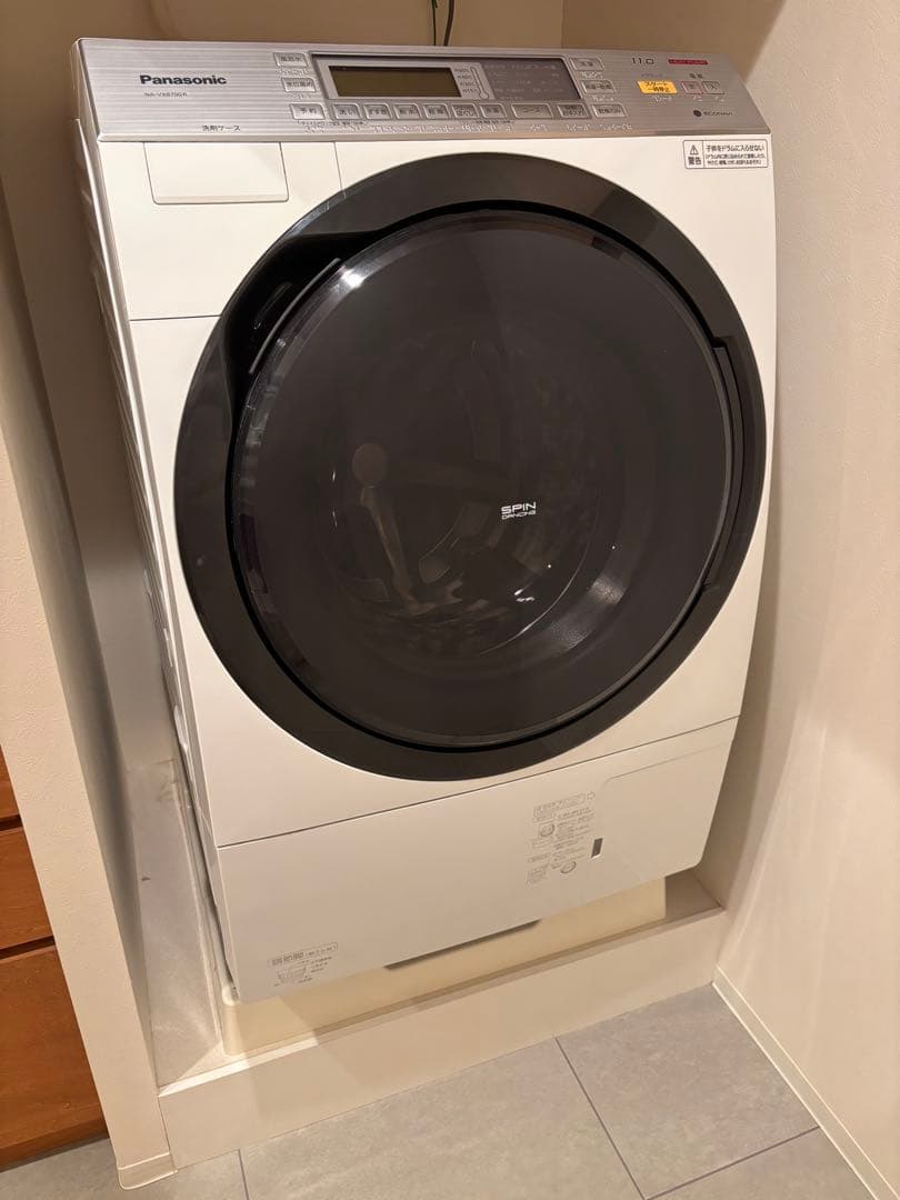 【9月4日まで】パナソニック ドラム式洗濯機 NA-VX8700R