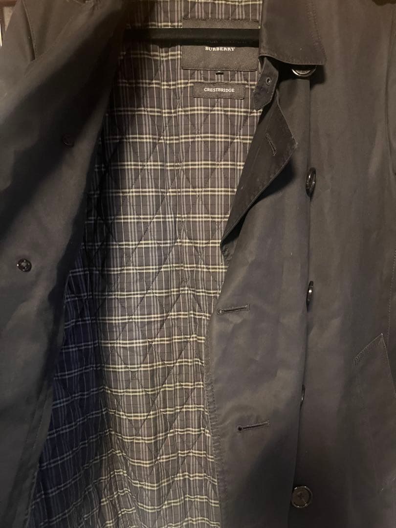 Burberry Black Label トレンチコート Mサイズブラック特価