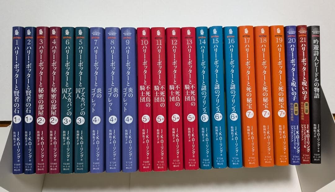 ハリー・ポッター 文庫版 全21巻セット ＋ 吟遊詩人ビードルの物語　静山社