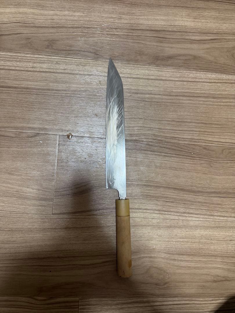 正本　本焼　包丁　9寸　切付