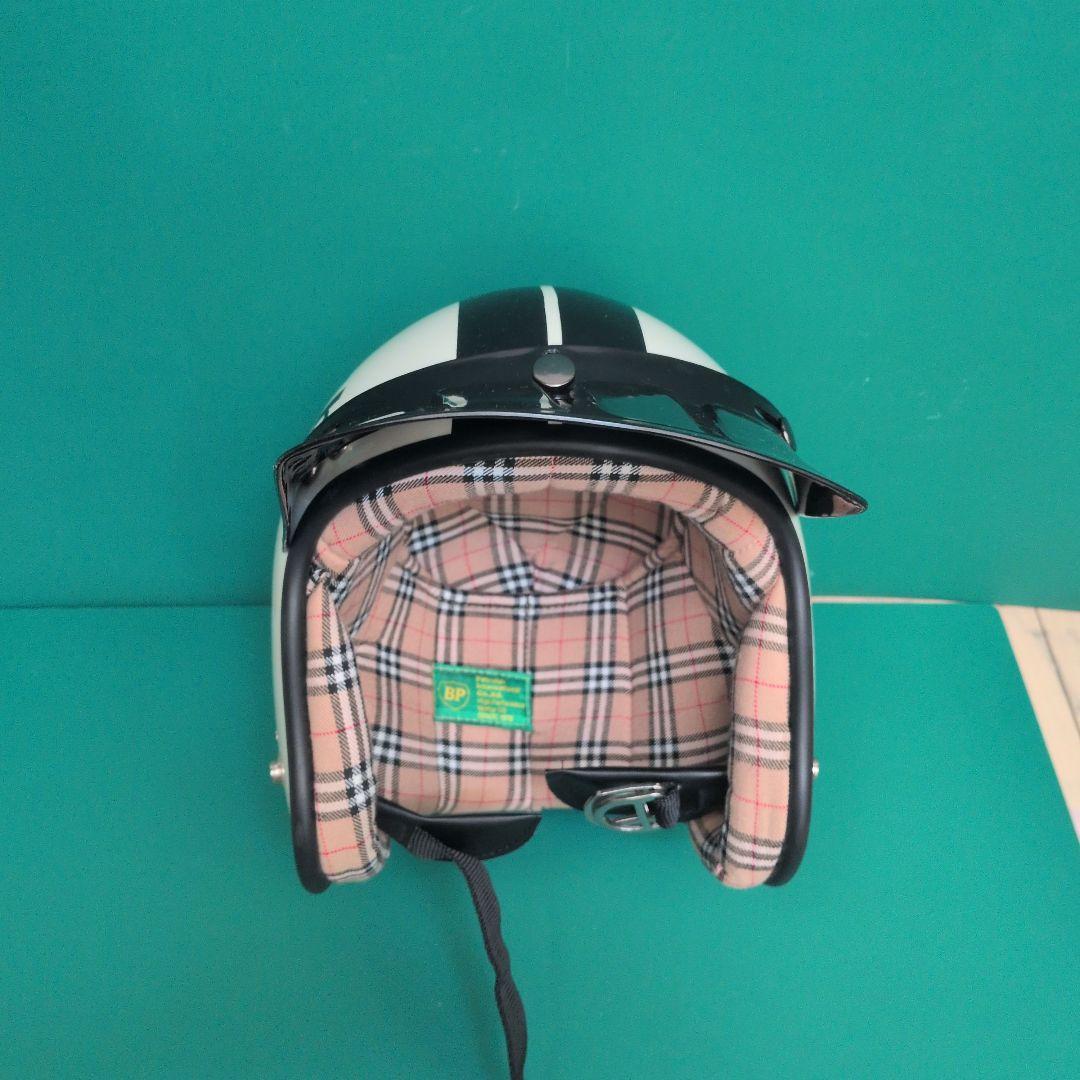 BP 70's HELMET ビンテージ　ホワイト/ブラック DAMMTRAX製