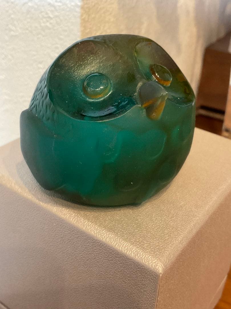 ドームフランス　Daum 置物　鳥　フクロウ