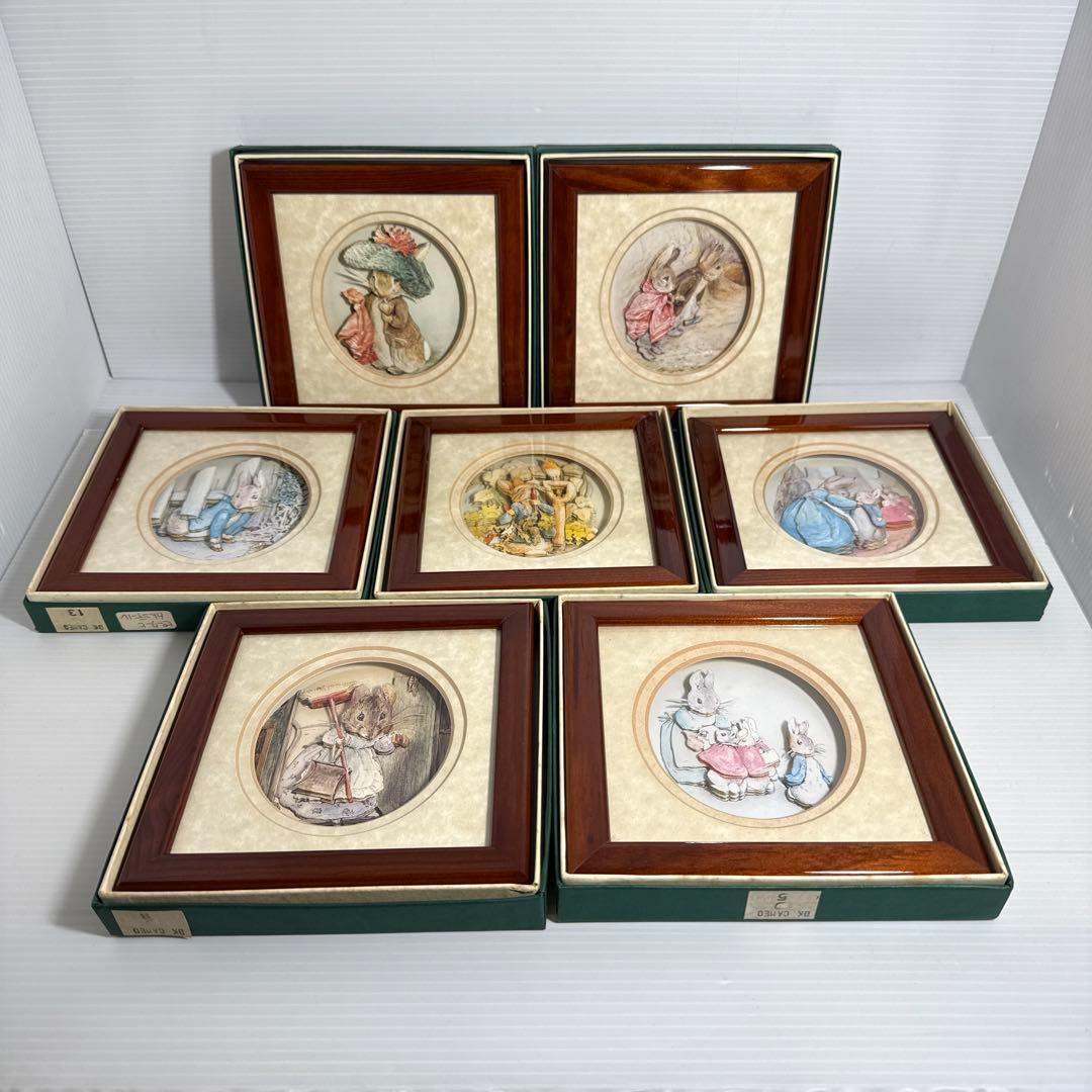 ピーターラビット シャドーボックス 3D インテリア 7点セット