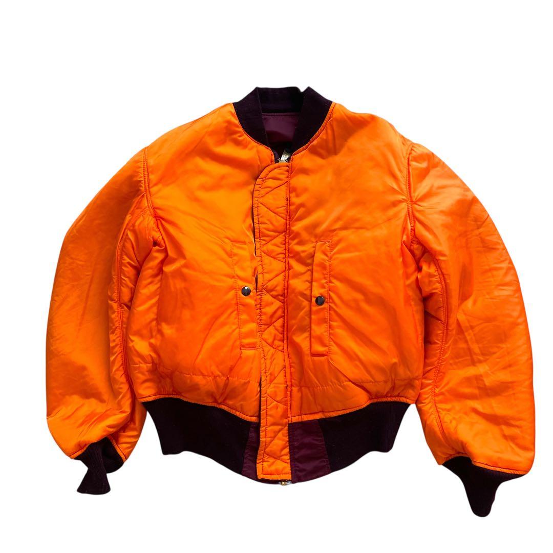 極美品 90s ビンテージ ALPHA MA-1 USA製 size M 短丈