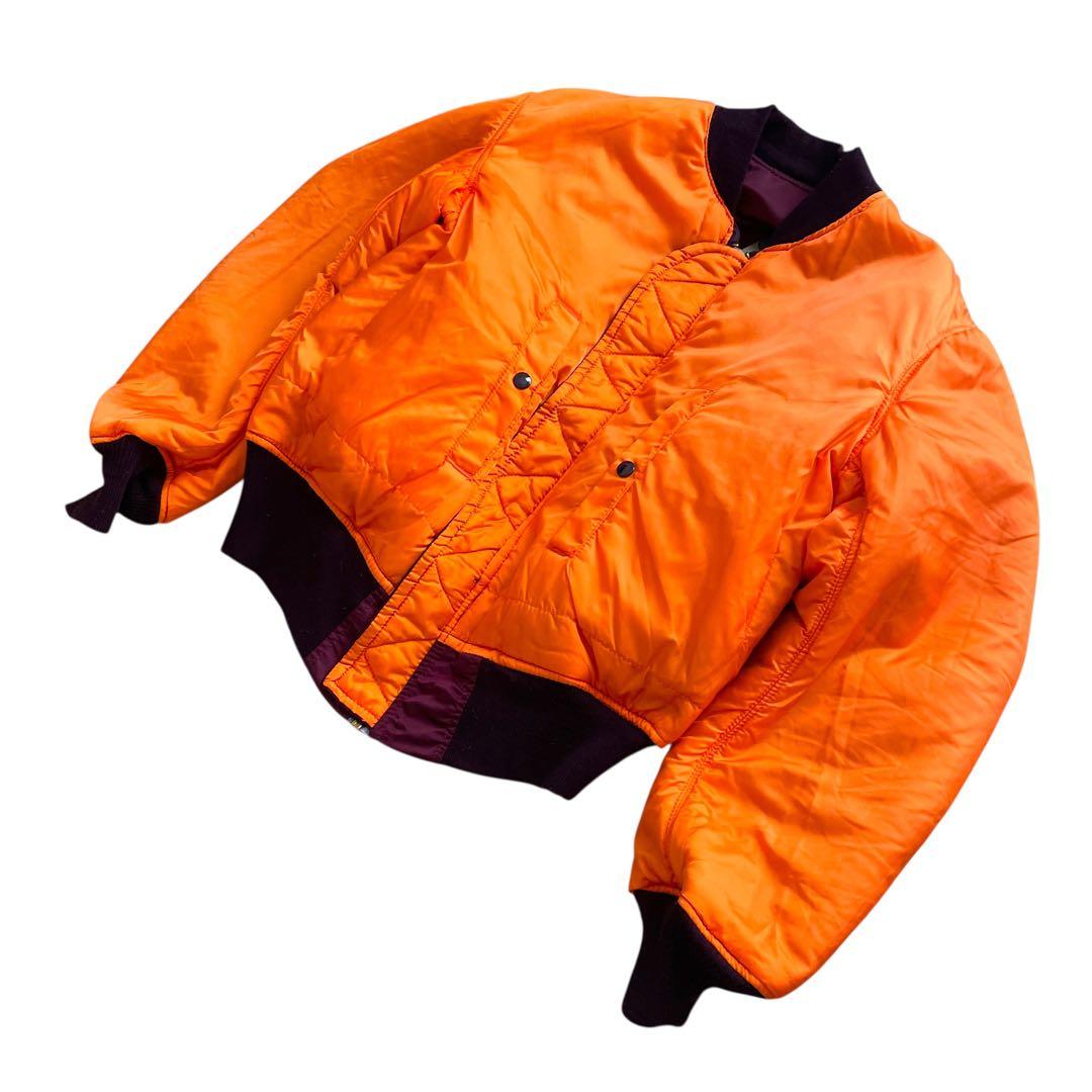 極美品 90s ビンテージ ALPHA MA-1 USA製 size M 短丈