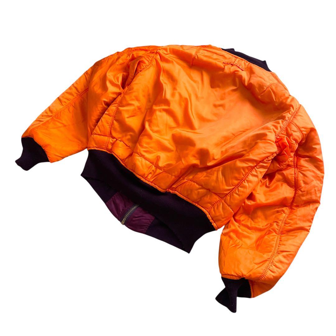 極美品 90s ビンテージ ALPHA MA-1 USA製 size M 短丈