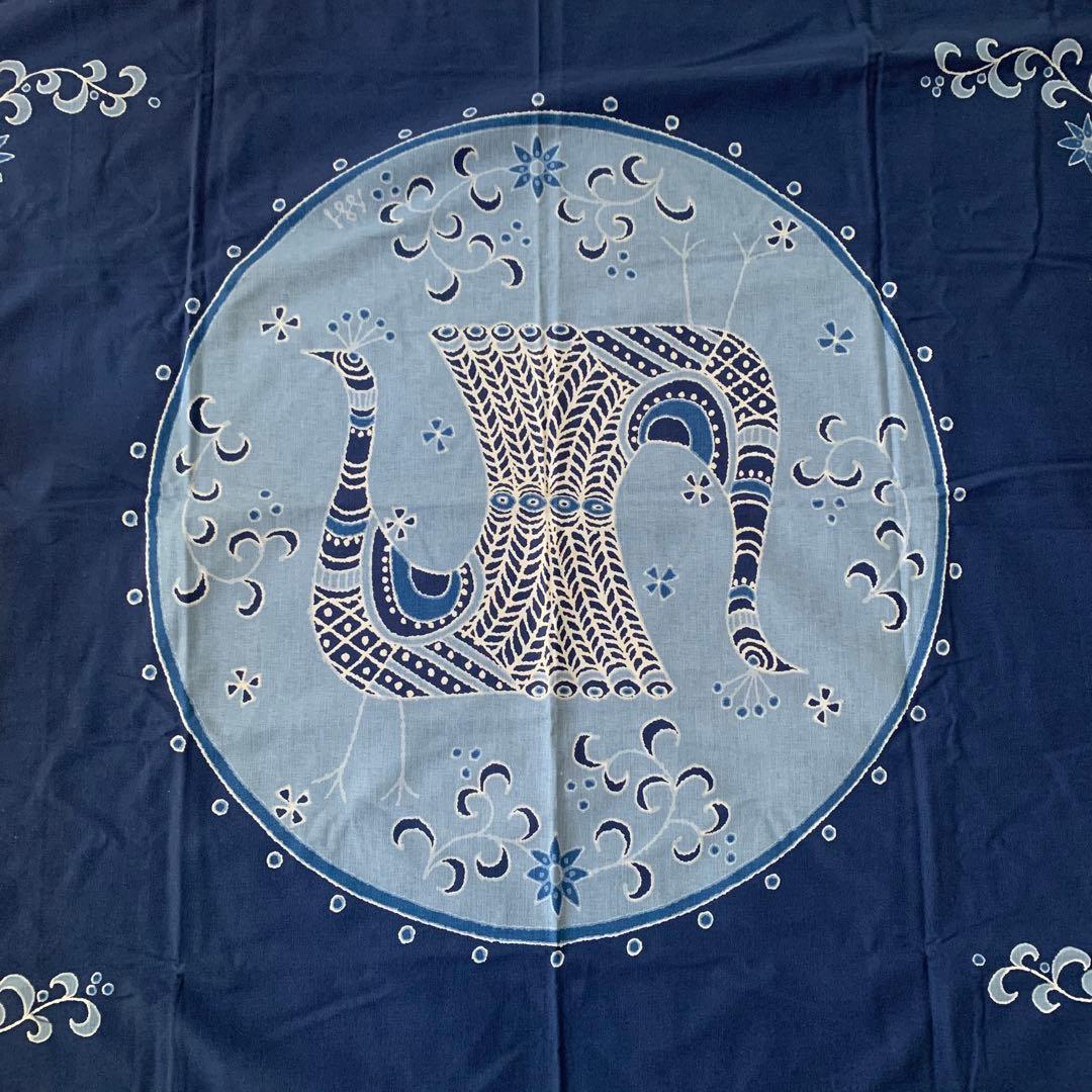 綿貫宏介　藍染　テーブルクロス マルチクロス　綿100％