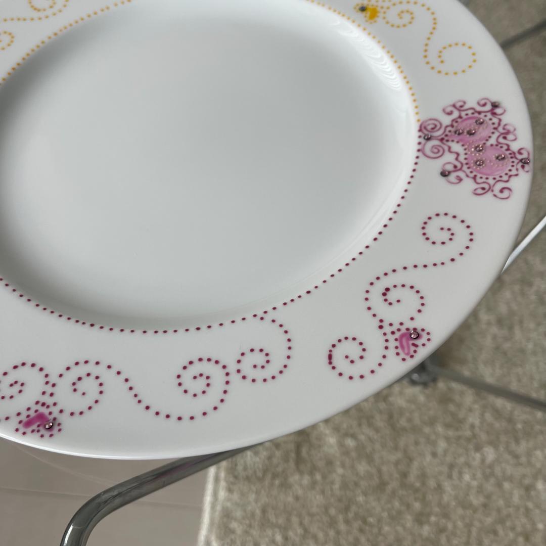 【新品未使用】ソワジック Soizick プレート 大皿 2枚 ラインストーン付