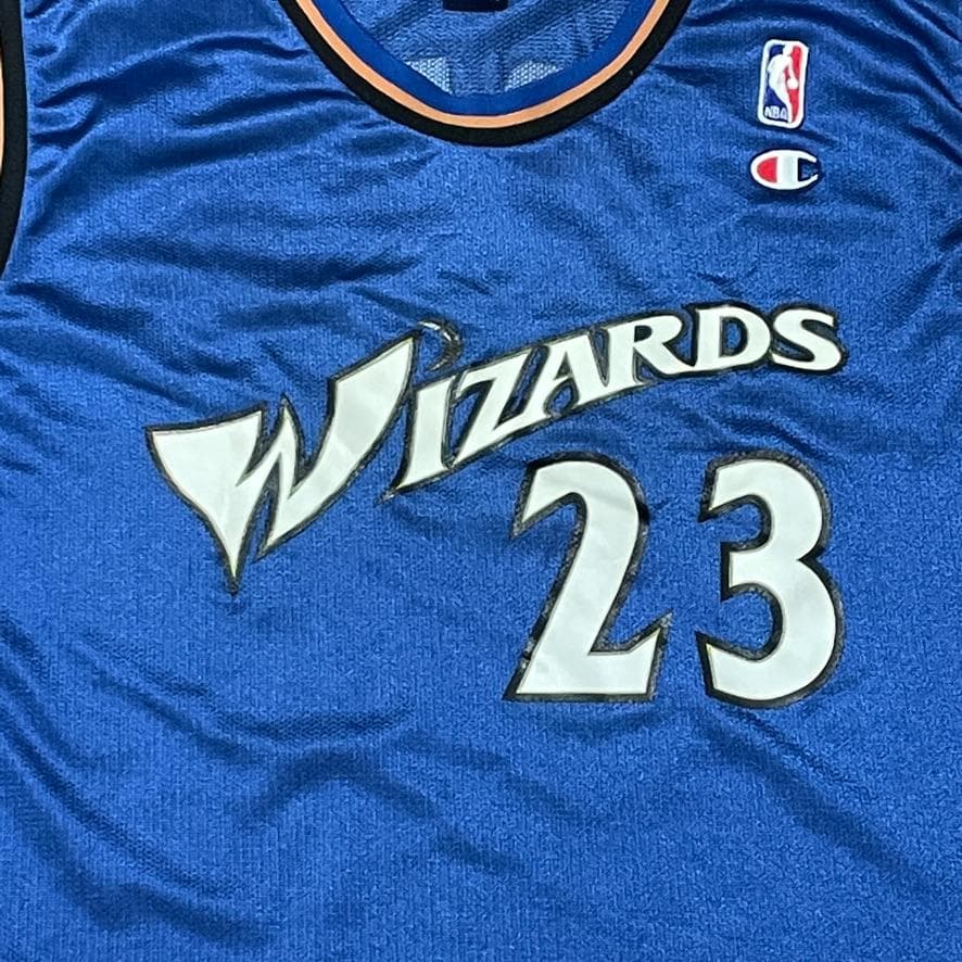 【NBA】Champion マイケル・ジョーダン 23 ゲームシャツ ウィザーズ