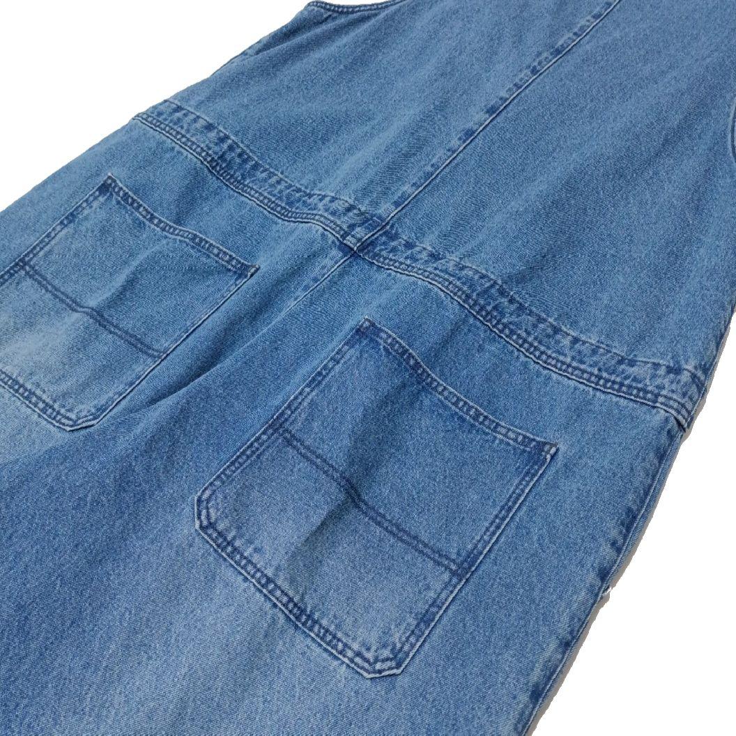 美品　ソウルベリー　店長のデニムなサロペット　オーバーオール　ゆったり　L　人気