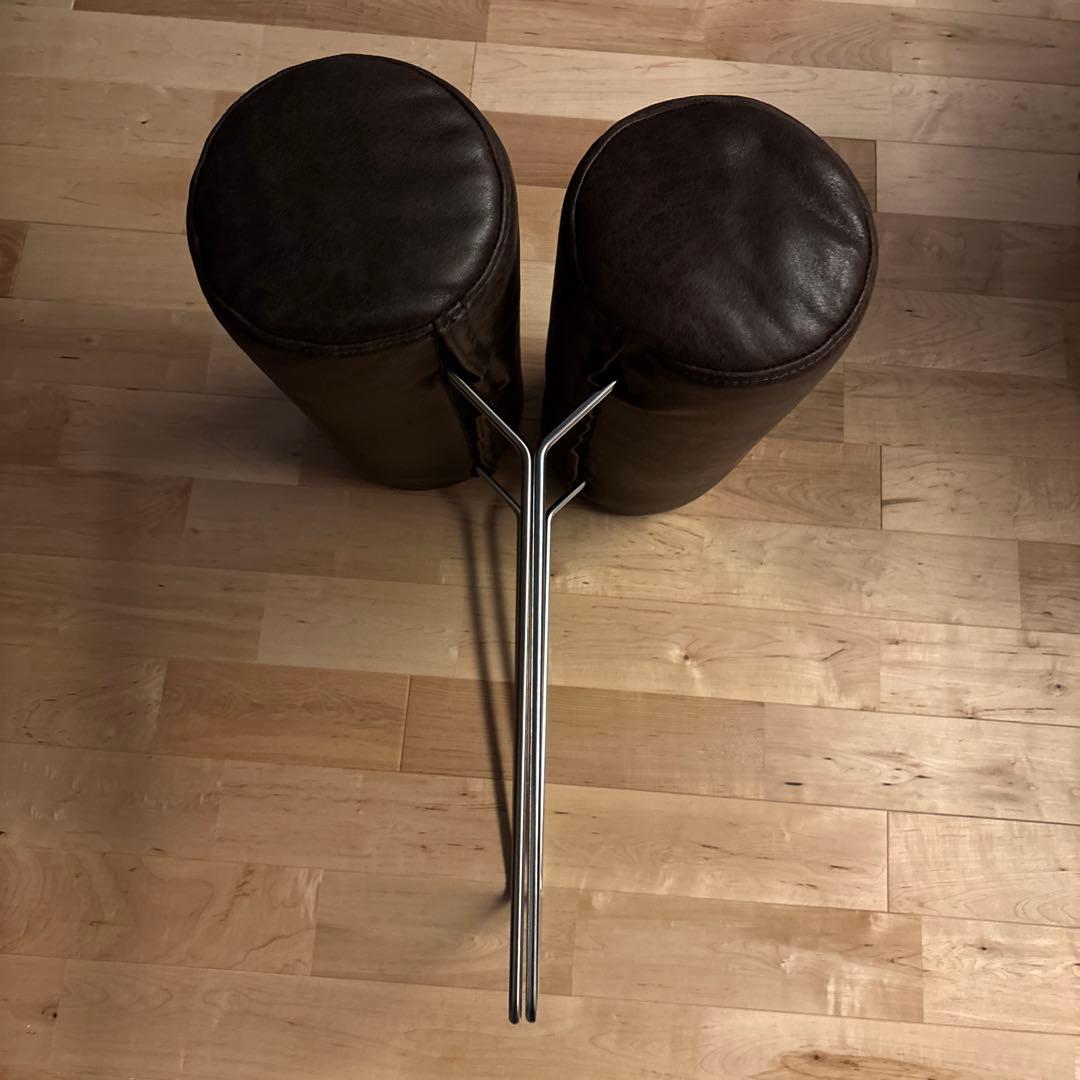 【2個】関家具 ソファ用ヘッドレスト レザーテックス カカオ 定価1万6千円