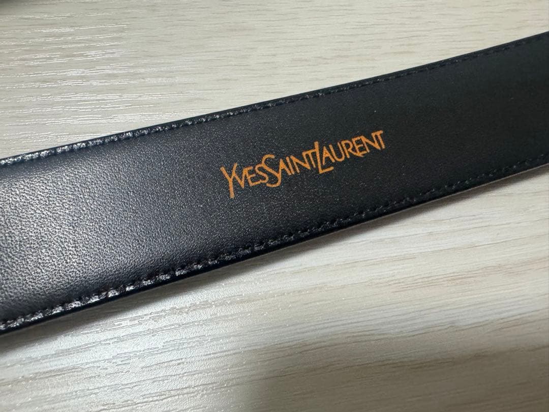 新品イヴ・サンローラン ベルト ブラック 黒 SAINT LAURENT