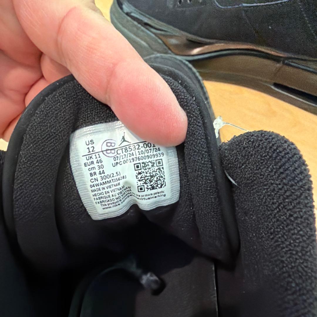 Jordan3 ブラックキャット 新品未使用品※エンプロイストア購入品※