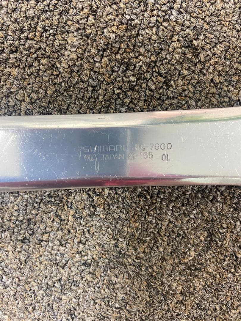 【165mm】njsデュラエース fc-7600 ピスト 競輪シングルスピード