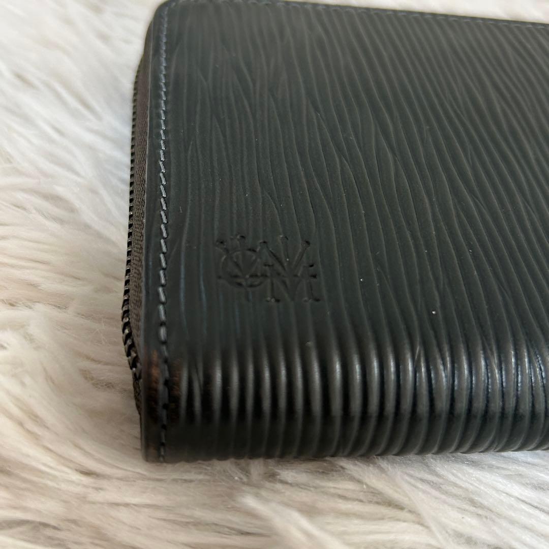 極美品✨ココマイスター 長財布 ラウンドジップ　ブラック　ブライドルレザー
