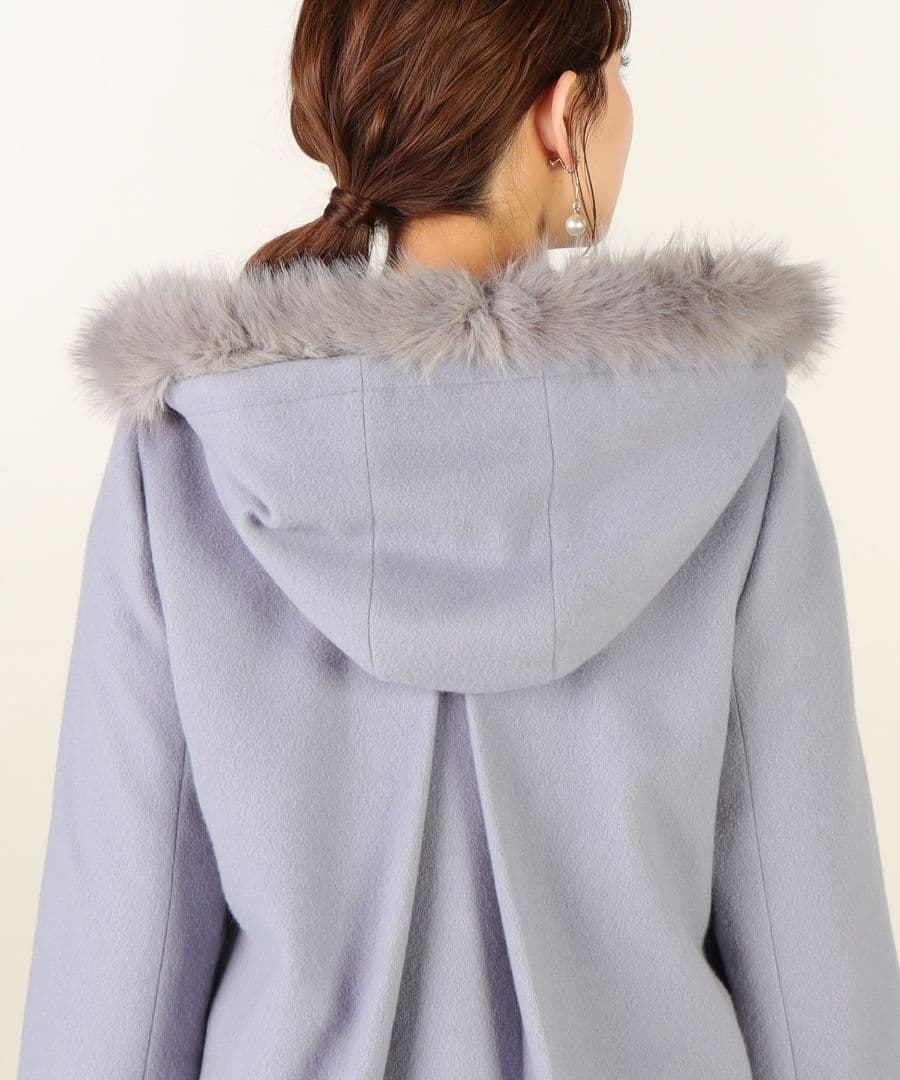 新品レッセパッセ♡フードファーショートコート