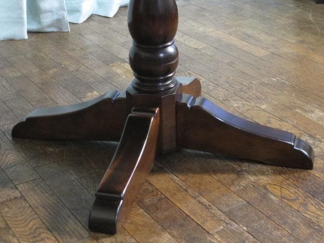 松本民芸家具 ミズメザクラ 無垢材 A型 丸テーブル ダイニングテーブル 円卓