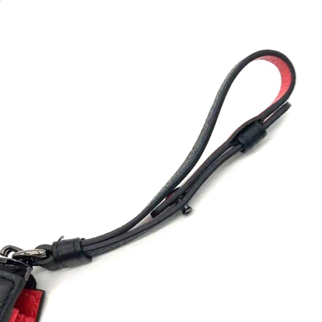 未使用✨クリスチャンルブタン レザー　二つ折り財布 L字ファスナー　 スタッズ