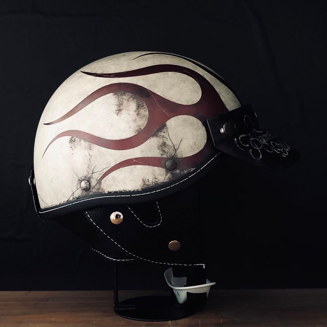 ファイヤー エイジング カスタム　目深　ショーティー ポリスヘルメット 小帽体