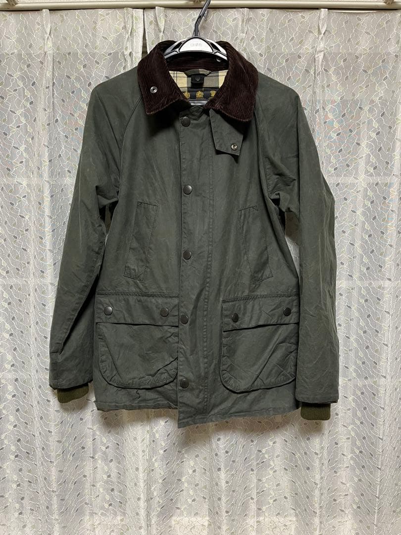 Barbour bedale sl 38 カーキ